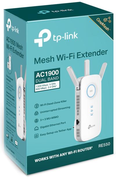 TP-Link RE550 bezdrôtový extender AC1900