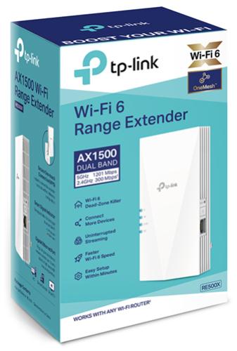 TP-Link RE500X bezdrôtový extender AX1500