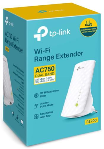 TP-Link RE200 bezdrôtový extender AC750