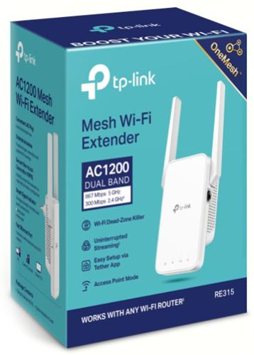 TP-Link RE315 bezdrôtový extender AC1200