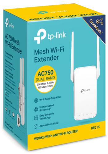 TP-Link RE215 bezdrôtový extender AC750