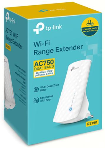 TP-Link RE190 bezdrôtový extender AC750