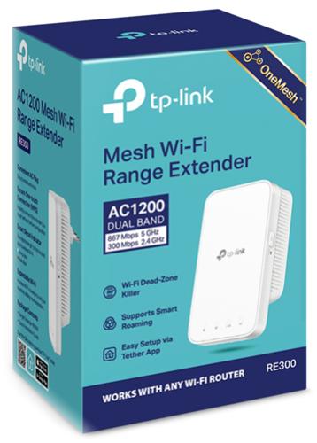 TP-Link RE300 bezdrôtový extender AC1200