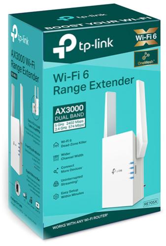 TP-Link RE705X bezdrôtový extender AX3000