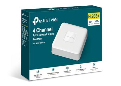 TP-Link VIGI NVR1104H-4P 4 kanálové PoE+ dohľadové centrum