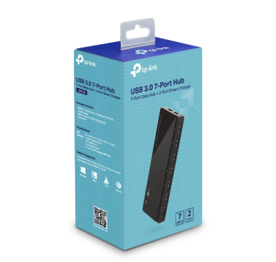 TP-Link UH720 rozbočovač so 7 USB portmi a 2 nabíjacími portmi