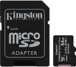 KINGSTON 64GB microSDXC Canvas Select Plus s adaptérom