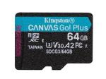 KINGSTON 64GB microSDXC Canvas Go! Plus bez adaptéru