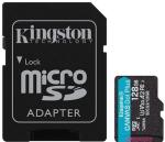 KINGSTON 128GB microSDXC Canvas Go! Plus s adaptérom